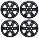 Four WSK857-18BLK gloss black wheel skins from the set for 2024 Ram 1500