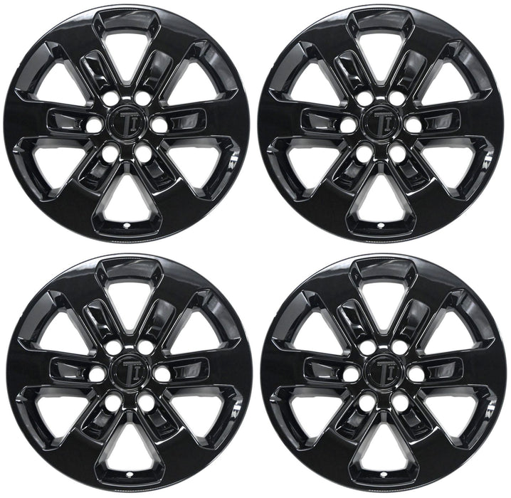 Four WSK857-18BLK gloss black wheel skins from the set for 2022 Ram 1500