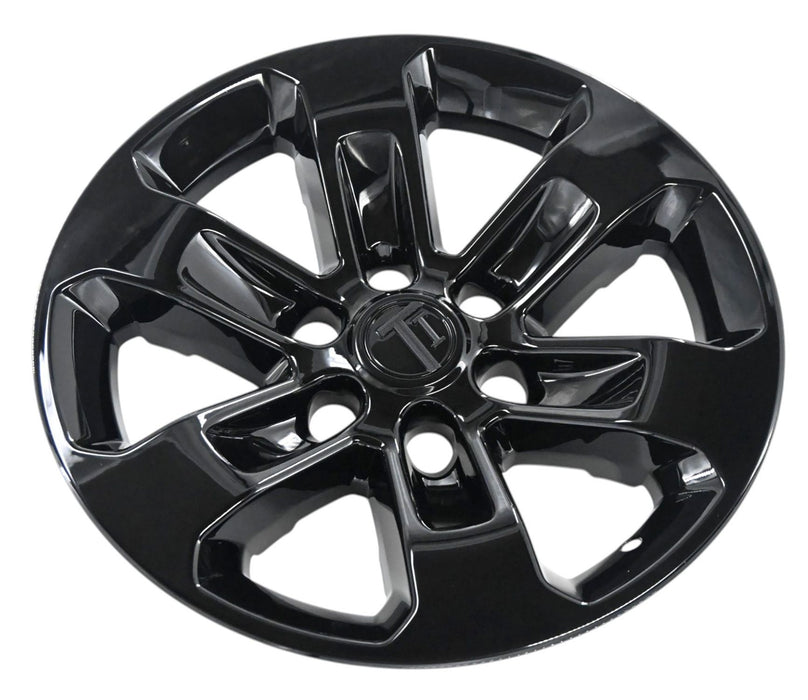 WSK857-18BLK gloss black wheel skins for 2023 Ram 1500, angled view