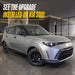 2025 Kia Soul with Trim Illusion WSK860-16BLK Gloss Black Wheel Skins installed