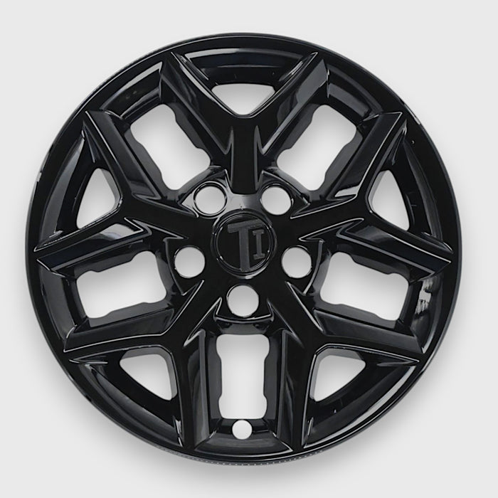 Chrome Delete Gloss Black Wheel Skin Set - For Kia Soul