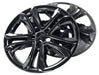 Pair of WSK863-18BLK gloss black wheel skins for 2021 Ford Edge