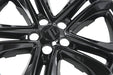 Close-up of WSK863-18BLK gloss black wheel skins for 2019 Ford Edge