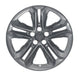 Back of WSK863-18BLK gloss black wheel skins for 2019 Ford Edge, showing the snap-on clips