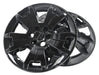 Pair of WSK865-17BLK gloss black wheel skins for 2015 Chevrolet Colorado