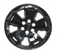 Single WSK865-17BLK gloss black wheel skins for 2019 Chevrolet Colorado, front view