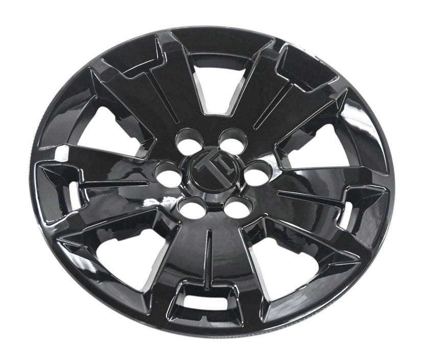 WSK865-17BLK gloss black wheel skins for 2020 Chevrolet Colorado, angled view