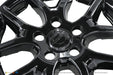 Close-up of WSK867-17BLK gloss black wheel skins for 2022 Chrysler Pacifica
