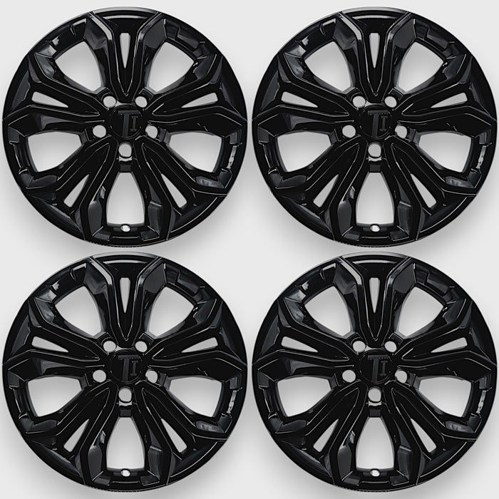 wsk870-18blk chrome delete wheel skins for Honda CRV