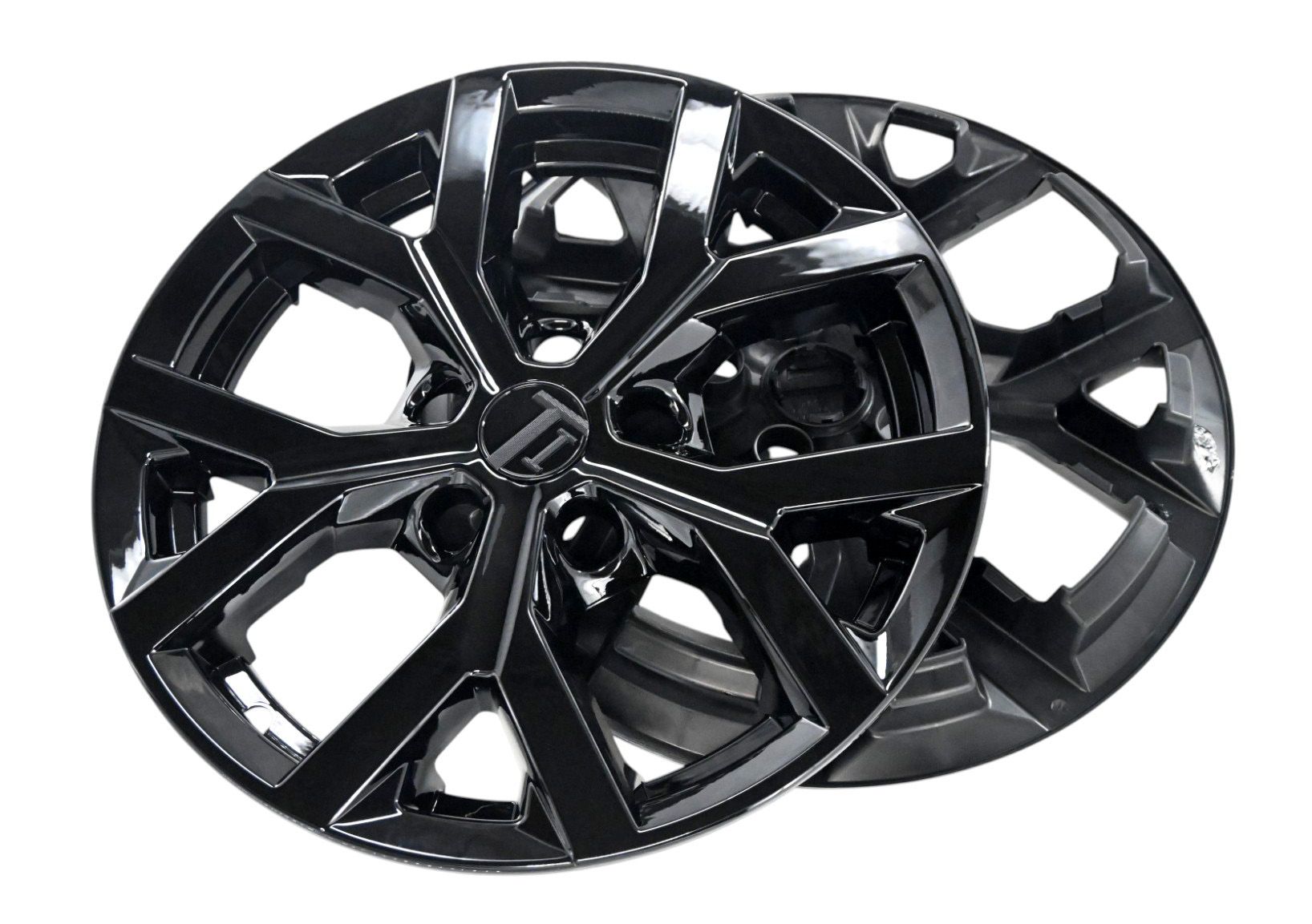 Pair of WSK881-18BLK gloss black wheel skins for 2023 Jeep Grand Cherokee