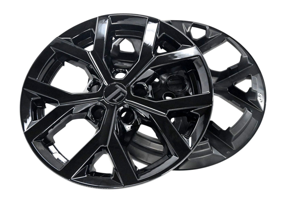Pair of WSK881-18BLK gloss black wheel skins for 2026 Jeep Grand Cherokee